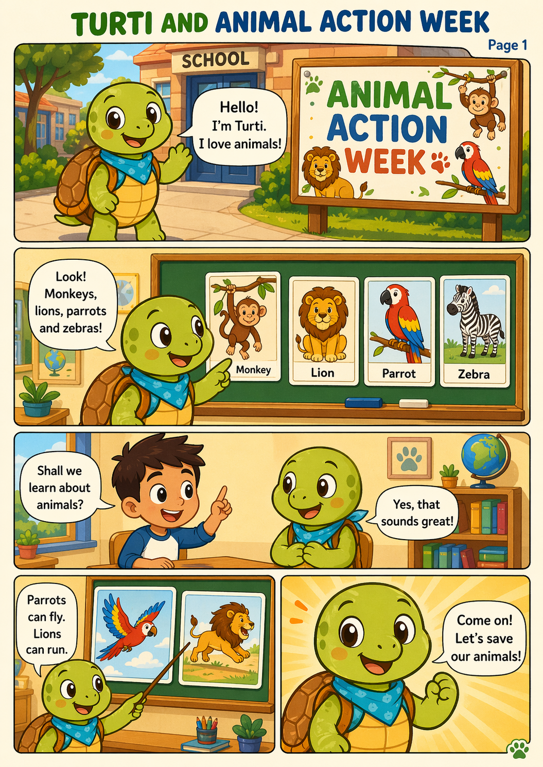 Turti and Animal Action Week