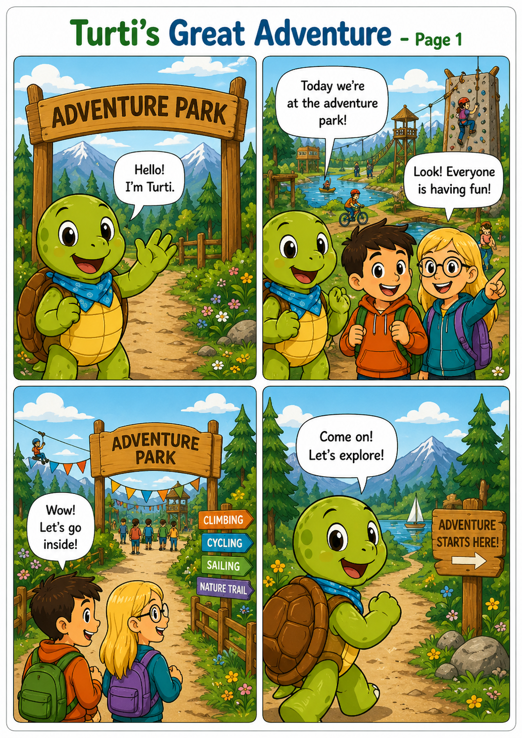 Cómic - Turti's Great Adventure